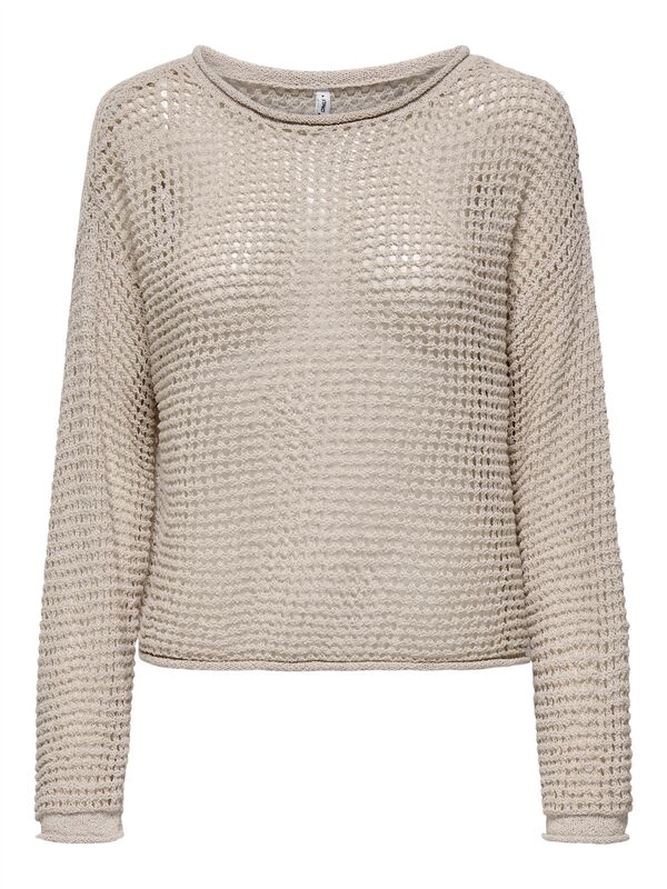 ONLSIENA LS STRUCTURE O-NECK CC KNT Kadın Gri Kazak - 15339534