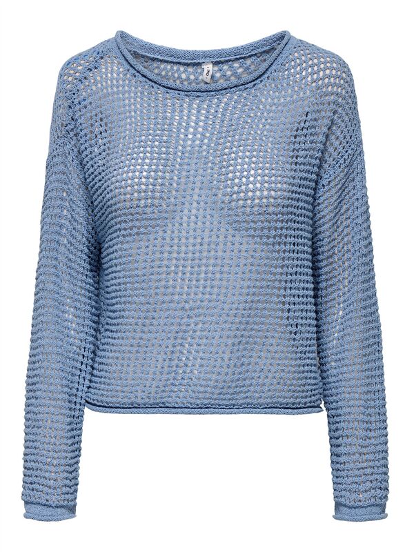 ONLSIENA LS STRUCTURE O-NECK CC KNT Kadın Mavi Kazak - 15339534