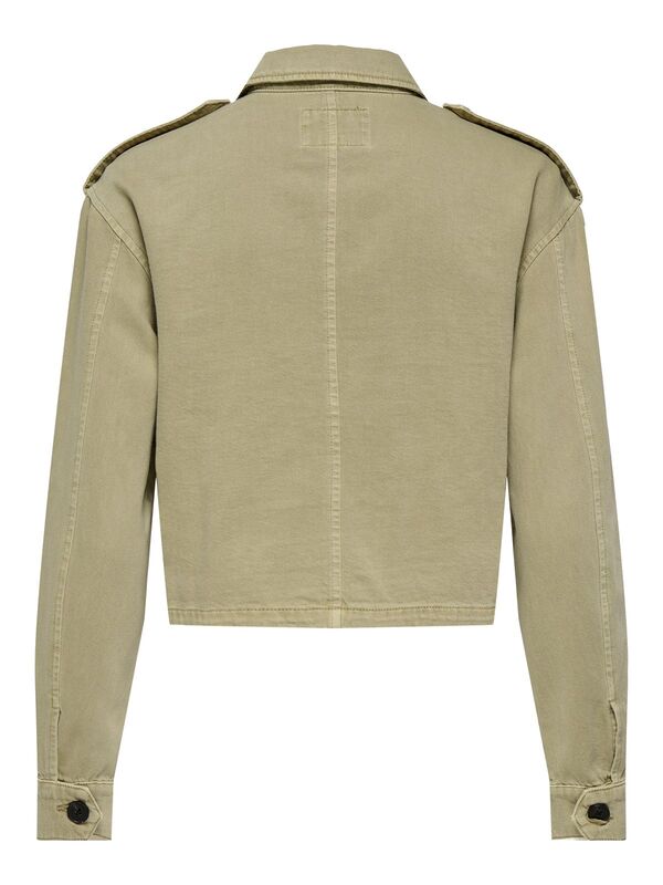 ONLSILLA L/S CARGO RHINE JACKET PNT Kadın Gri Dış Giyim - O15349567