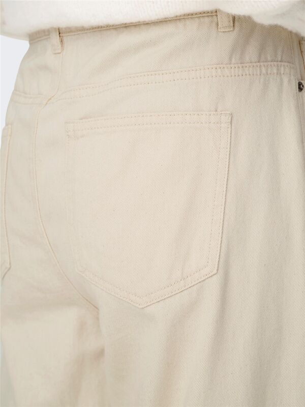 ONLSILLA MW WIDE STRING PANT CC PNT Kadın Bej Pantolon - O15328125