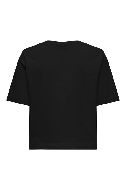 ONLSILVINA S/S TOP SWT Kadın Siyah Sweatshirt - O15324994