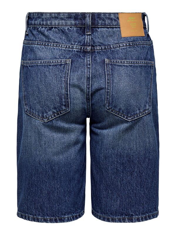 ONLSONNY HW WIDE DNM SHORTS NOOS Kadın Mavi Şort - 15256709