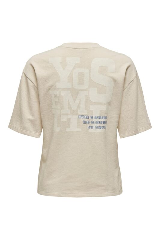 ONLSONYA S/S USA TOP BOX JRS Kadın Mavi T-Shirt - 15332658