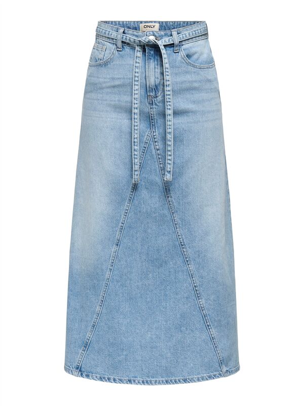 ONLSOPHIA BELT HW MAXI DNM SKIRT MAS Kadın Mavi Etek - 15339020