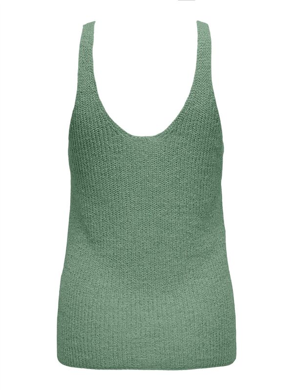 ONLSUNNY SL RIB V-NECK KNT Kadın Hedge Green WHITE Kazak - 15321455