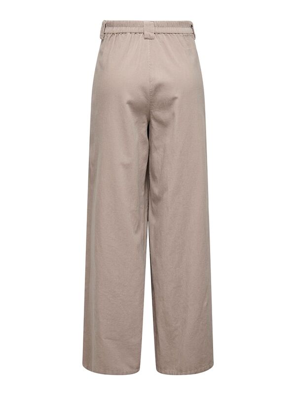 ONLSVEA-NESSA MW CORD WIDE PANT CC TLR Kadın Kahverengi Pantolon - 15351309
