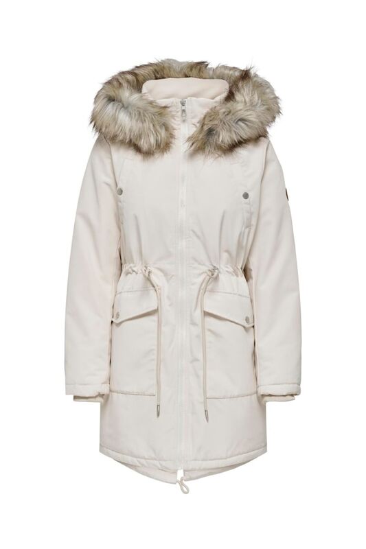 ONLSYLVI PARKA JACKET LIFE CC OTW Kadın Bej Parka - 15322159