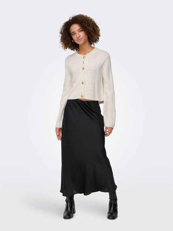 ONLTESSA LS JACKET CC KNT Kadın Gri Hırka - 15350465