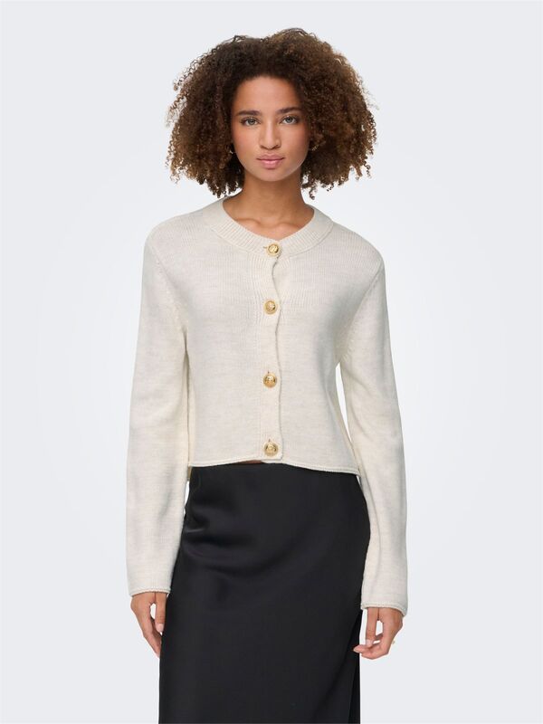 Only - ONLTESSA LS JACKET CC KNT Kadın Gri Hırka - 15350465