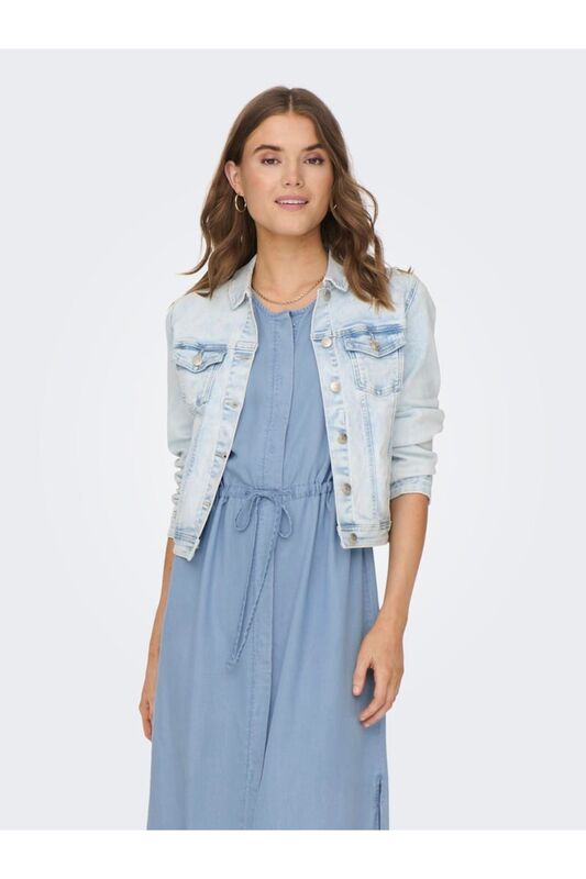 ONLTIA LS DNM JACKET MAS528 Kadın Mavi Mont - 15282155