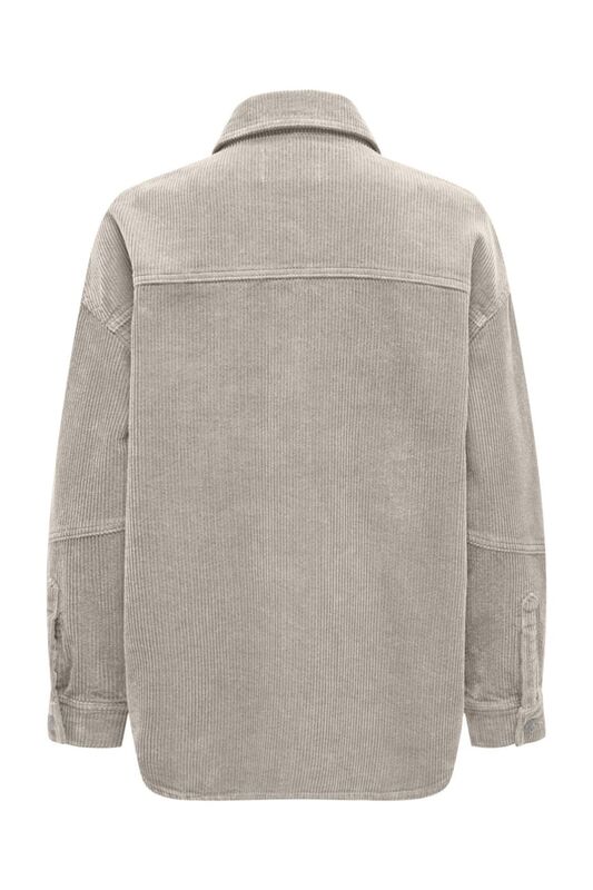 ONLTIGGY L/S CORD SHACKET PNT Kadın Bej Ceket - 15331547