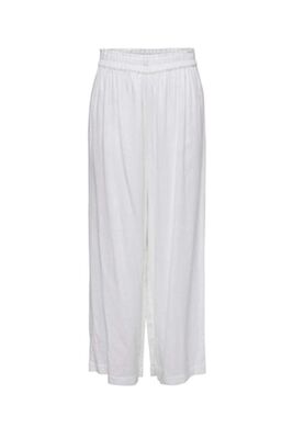 Only - ONLTOKYO HW LINEN BLEND ST PANT PNT NOOS Kadın Bej Pantolon - 15259590