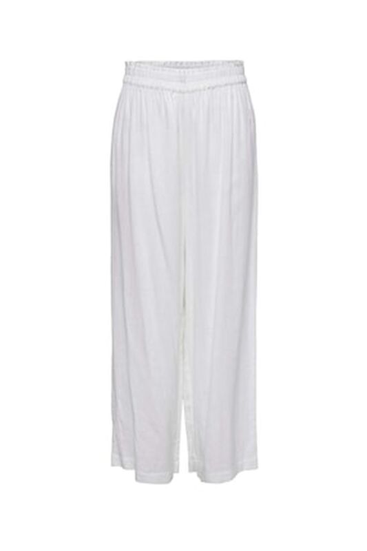 Only - ONLTOKYO HW LINEN BLEND ST PANT PNT NOOS Kadın Bej Pantolon - 15259590