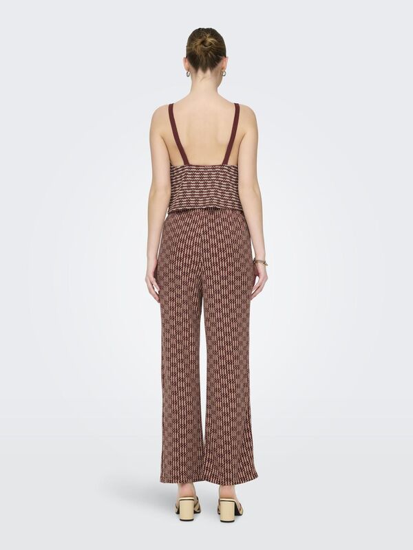 ONLTOVE STRAIGHT PANT CS JRS Kadın Tandoori Spice Cloud dancer Eşofman Altı - O15325450
