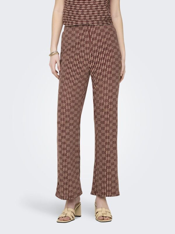 ONLTOVE STRAIGHT PANT CS JRS Kadın Tandoori Spice Cloud dancer Eşofman Altı - O15325450
