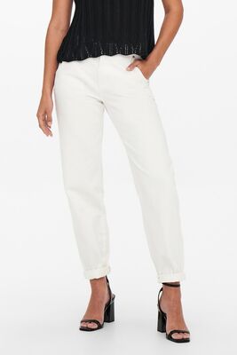 Only - Onltroy Life Hw White Carrot Ank Dnm Kadın Beyaz Pantolon - 15219708