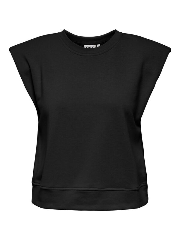 ONLUMA S/L O-NECK UB SWT Kadın Siyah Sweatshirt - 15351053