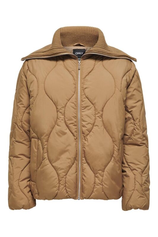 ONLVANORA QUILTED JACKET OTW Kadın Kahverengi Mont - 15325950