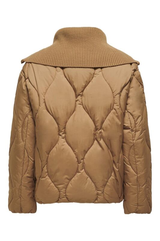 ONLVANORA QUILTED JACKET OTW Kadın Kahverengi Mont - 15325950