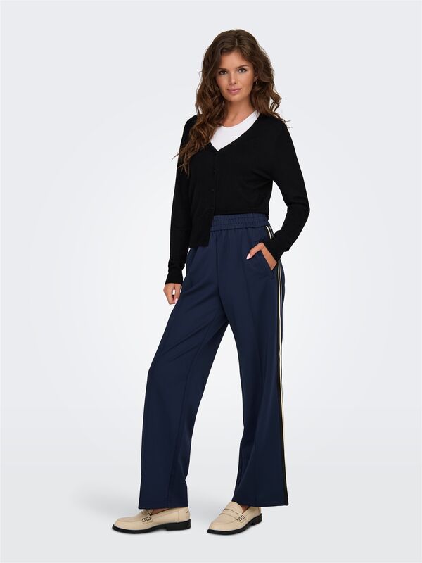 ONLVENICE LIFE LS VNECK CARDI KNT NOOS Kadın Siyah Hırka - O15333985