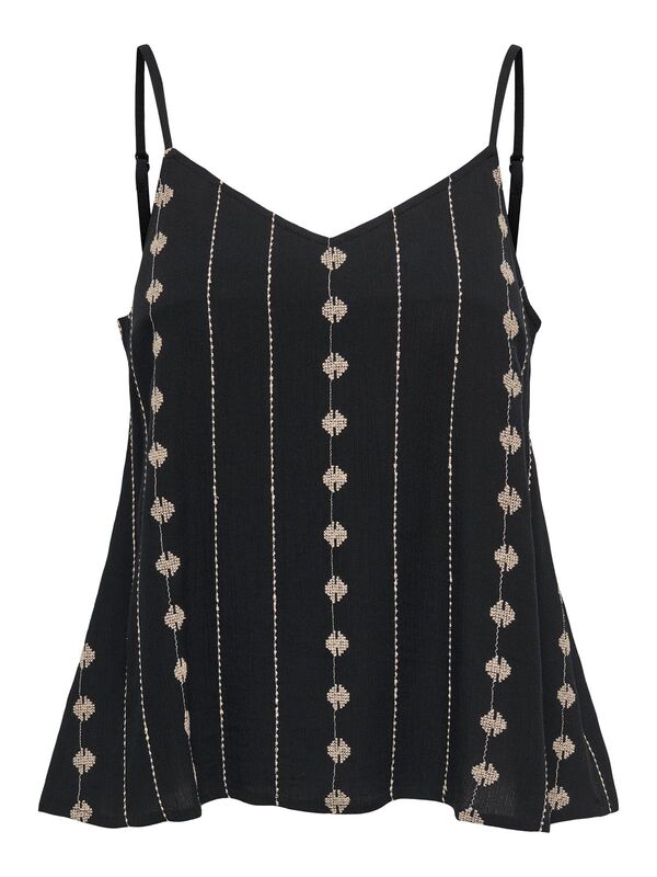 ONLVIANA SINGLET PTM Kadın Siyah Bluz - 15346755