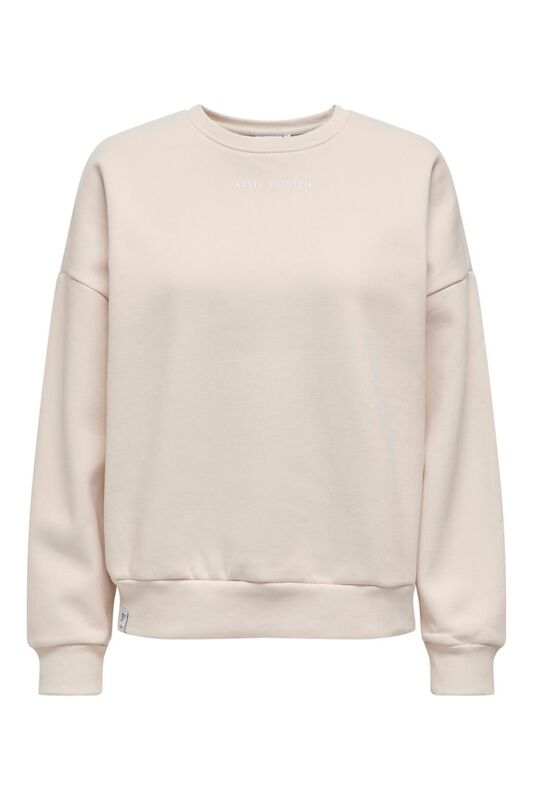 Only - ONLZENJA BOXY L/S BOX SWT Kadın Mavi Sweatshirt - 15275525