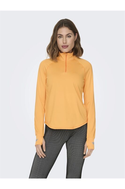 Onpean Run Hn Warm Ls Hz Top Kadın Turuncu Kazak - 15262477
