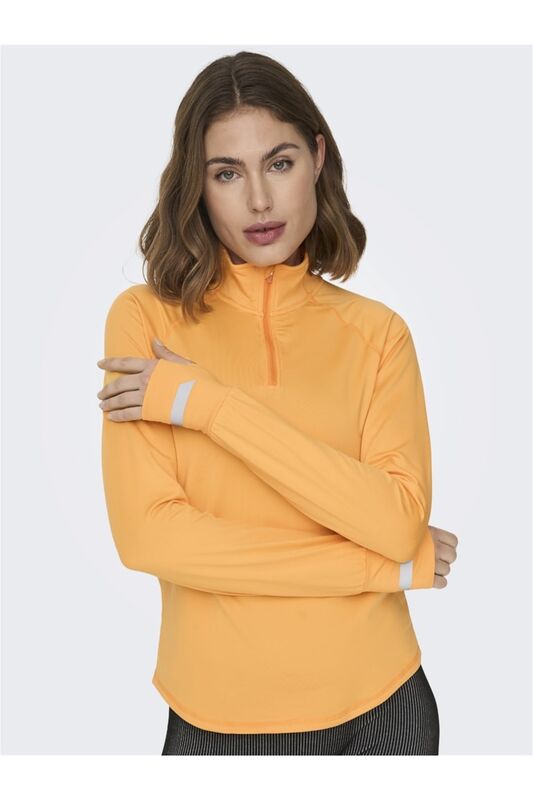 Onpean Run Hn Warm Ls Hz Top Kadın Turuncu Kazak - 15262477