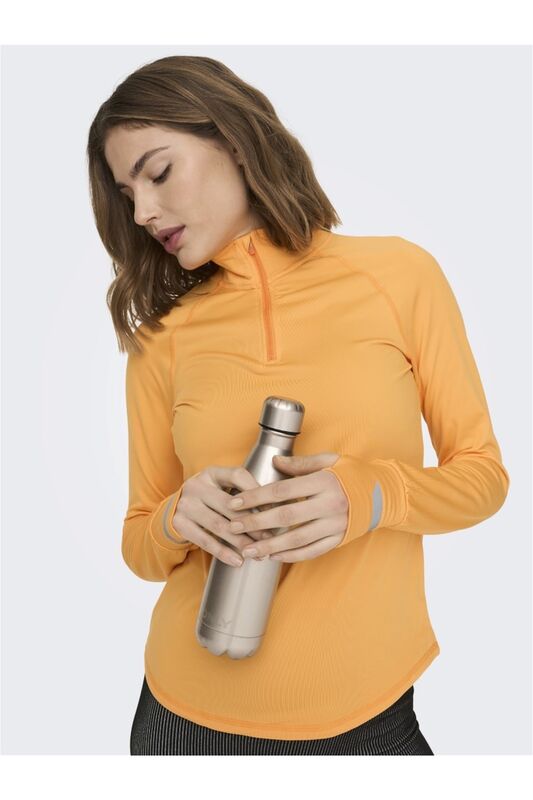 Onpean Run Hn Warm Ls Hz Top Kadın Turuncu Kazak - 15262477