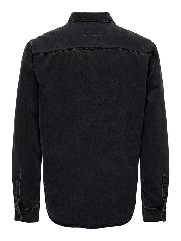 ONSBANE 3247 DNM SHIRT NOOS Erkek Gri Denim Gömlek - 22023247