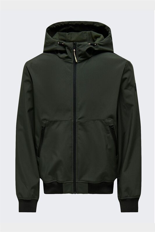 ONSBOWIE SOFTSHELL BOMBER OTW NOOS Erkek Gri Mont - 22029276