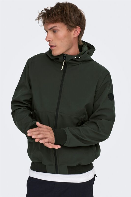 ONSBOWIE SOFTSHELL BOMBER OTW NOOS Erkek Gri Mont - 22029276