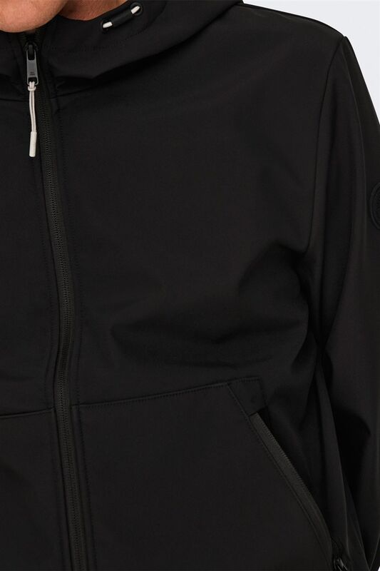 ONSBOWIE SOFTSHELL BOMBER OTW NOOS Erkek Siyah Mont - 22029276