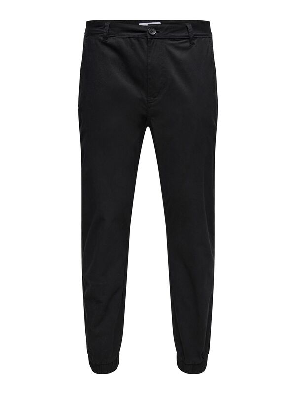 Onscam Aged Cuff Chino Pk 9626 Erkek Siyah Pantolon - 22019626