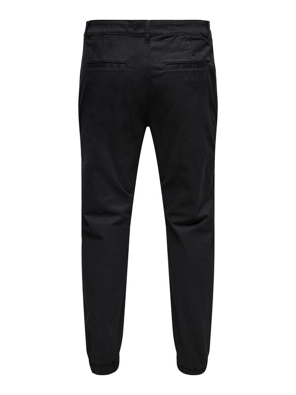 Onscam Aged Cuff Chino Pk 9626 Erkek Siyah Pantolon - 22019626