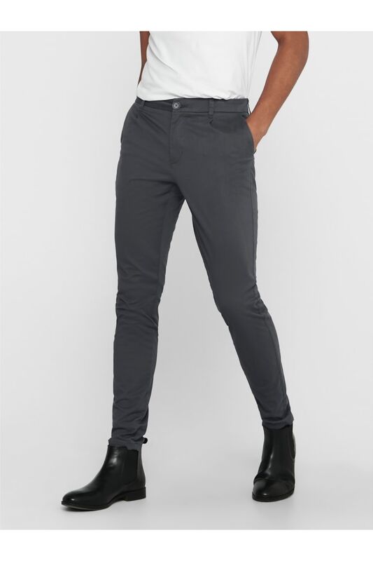 Onscam Chino Pk 6775 Erkek Gri Pantolon - 22016775