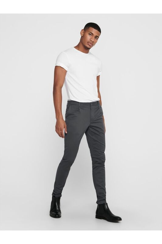 Onscam Chino Pk 6775 Erkek Gri Pantolon - 22016775