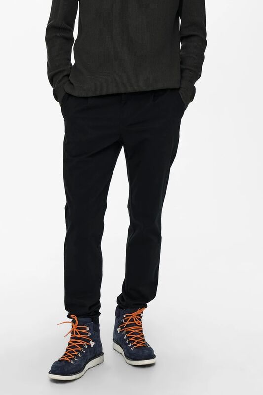 Only & Sons - Onscam Chino Pk 6775 Erkek Siyah Pantolon - 22016775