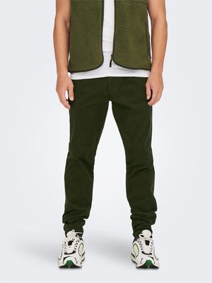 Only & Sons - Onscam Chino Pk 6775 Erkek Yeşil Pantolon - 22016775