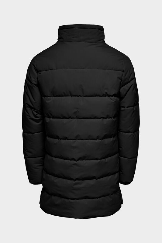 Onscarl Long Quilted Coat Otw Erkek Siyah Kaban - 22020156
