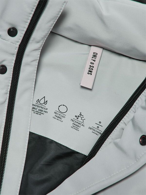 ONSCAYSON PUFFA OTW NOOS Erkek Gri Mont - 22019598