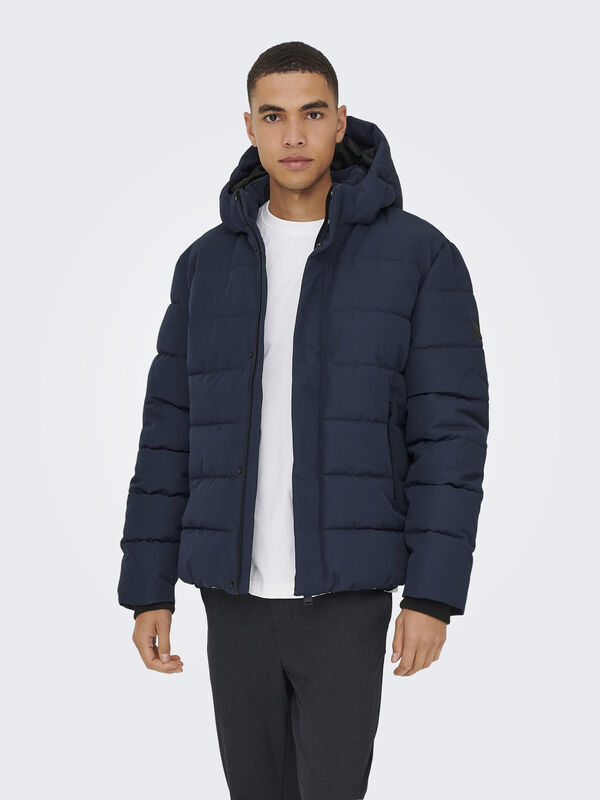 Only & Sons - ONSCAYSON PUFFA OTW NOOS Erkek Mavi Mont - 22019598