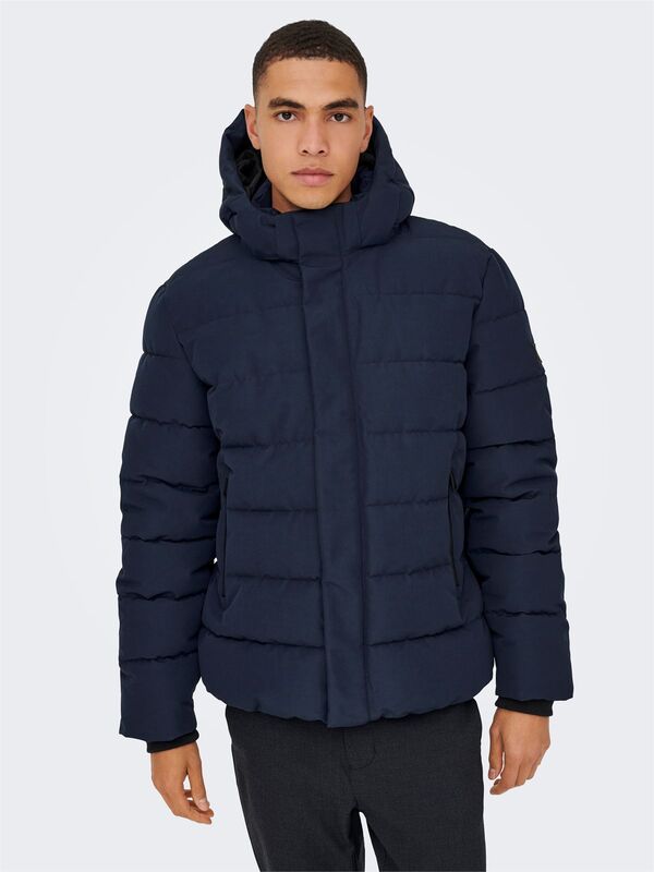Only & Sons - ONSCAYSON PUFFA OTW NOOS Erkek Mavi Mont - 22019598