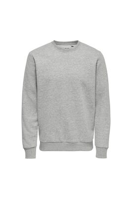 Only & Sons - Onsceres Crew Neck Noos Erkek Gri Sweatshirt - 22018683