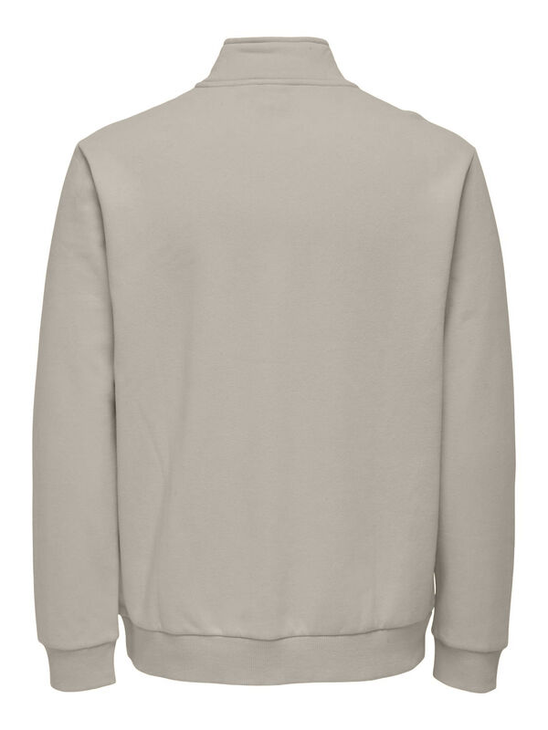 ONSCERES HALF ZIP SWEAT NOOS Erkek Gri Sweatshirt - 22019055