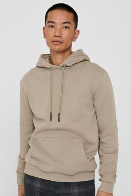 Only & Sons - Onsceres Hoodie Sweat Noos Erkek Gri Sweatshirt - 22018685