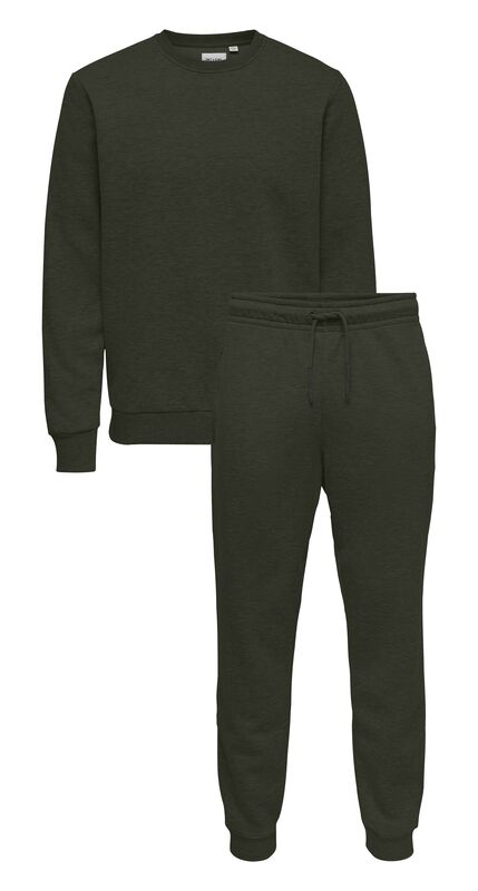 Onsceres Pant & Crew Set Erkek Yeşil Eşofman Takımı - 22024659