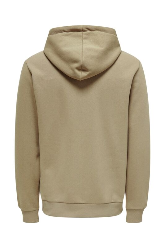 Onsceres Zip Thr. Hoodıe Sweat Noos Erkek Kahverengi Sweatshirt - 22018684
