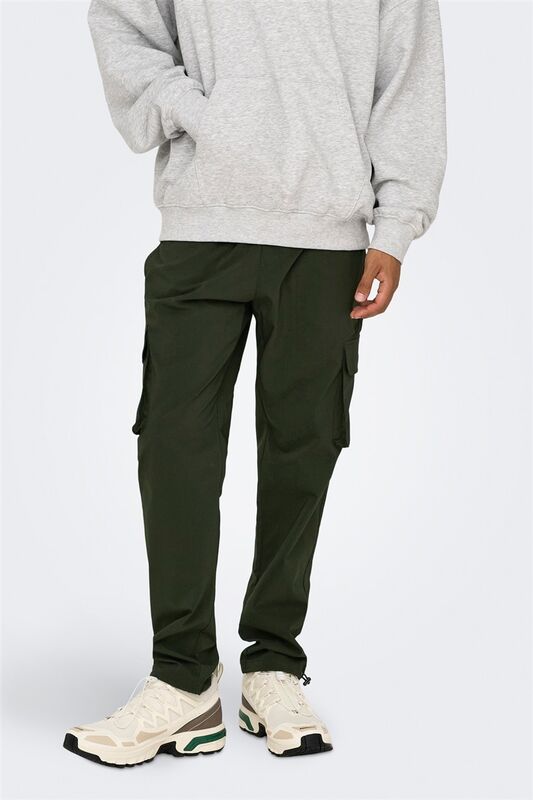 ONSCOMMON CARGO 0182 PANT NOOS Erkek Yeşil Eşofman Altı - 22029759