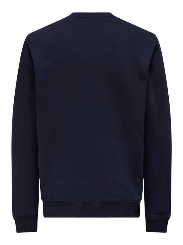ONSDAVID REG CREW SWEAT Erkek Mavi Sweatshirt - 22031914